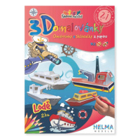 3D omalovánka A4 - Set Lodě Helma 365