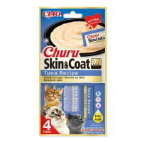 Pochoutka Churu Skin & Coat tuňák 4x14g