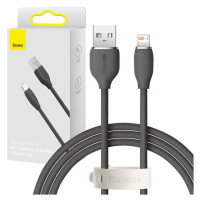 Baseus Jelly kabel USB na Lightning, 2,4A, 1,2 m (černý)