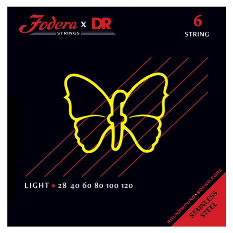 DR Strings Fodera Stainless Steel 6 Light 28120