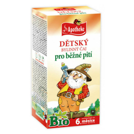 APOTHEKE Dětský bylinný čaj pro běžné pití BIO 20 sáčků