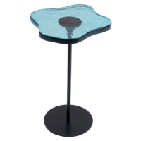 KARE Design Odkládací stolek Lava - modrý, Ø30cm