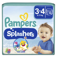 Pampers Splashers vel. 3–4 6–11 kg plenkové kalhotky 12 ks