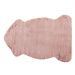 Umělá králičí kůže 60 x 90 cm růžová UNDARA, 295124