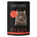 Cat's Love 24 x 85 g – výhodné balení - čisté hovězí