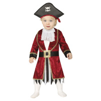 Guirca Dětský kostým pro nejmenší - Pirát Velikost nejmenší: 12 - 18 měsíců