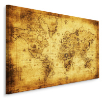 MyBestHome BOX Plátno Mapa Starověkého Světa Varianta: 70x50