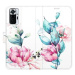 iSaprio flip pouzdro Beautiful Flower pro Xiaomi Redmi Note 10 Pro