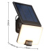 PRIOS Prios Yahir LED solární svítidlo senzor černá