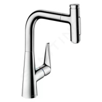 Hansgrohe 73868000 - Dřezová baterie M5117-H220 s výsuvnou sprškou, sBOX, chrom