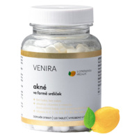 Venira Akné ve formě srdíček 120 tablet citrón