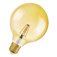 LED žárovka Vintage 1906 E27 OSRAM 7W (51W) teplá bílá (2400K) Retro Filament Gold Globe125