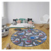 Hanse Home Collection koberce Dětský kusový koberec Play 105204 kruh - 133x133 (průměr) kruh cm