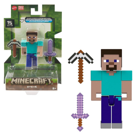 Mattel Minecraft 8 cm figurka Steve HTN05