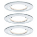 PAULMANN Vestavné svítidlo LED Nova kruhové 3x6,5W GU10 chrom nevýklopné 3-krokové-stmívatelné 9