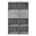 vidaXL Skříň highboard betonově šedá 80x42,5x124 cm kompozitní dřevo