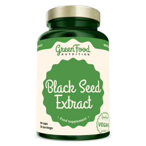 GREENFOOD NUTRITION Black seed Černý kmín 90 kapslí