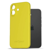 AlzaGuard Matte TPU Case pro iPhone 16 žlutý