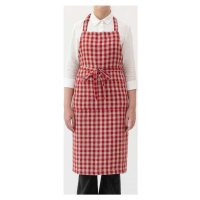 Lněná zástěra Red Gingham – Linen Tales