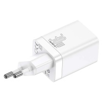 Nabíječka Baseus Super Si Pro Quick Charger USB + USB-C 30W (white)