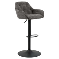 Tmavě šedé otočné barové židle v sadě 2 ks 109 cm Brooke – Actona