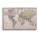 MyBestHome BOX Plátno Mapa Světa Ve Starém Stylu Varianta: 120x80