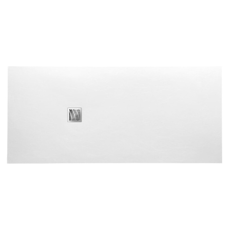 MITIA sprchová vanička z litého mramoru, obdélník 160x90x3 cm, bílá PMB16090 GELCO
