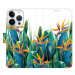 iSaprio flip pouzdro Exotic Flowers 02 pro iPhone 15 Pro