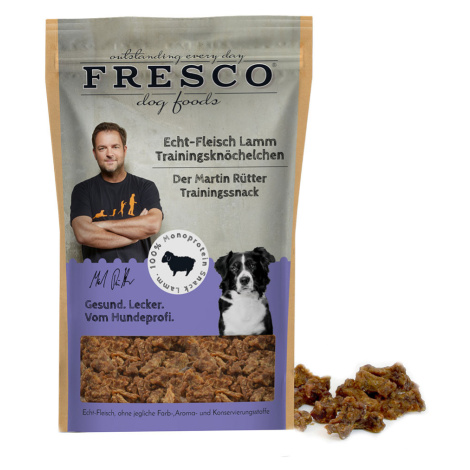 Martin Rütter tréninkové kostičky - 3 x jehněčí (150 g) Fresco Dog Foods