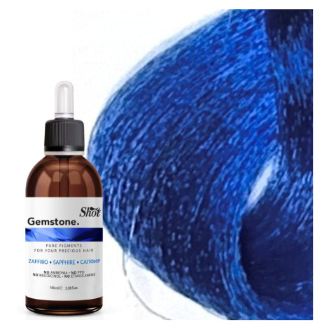 Shot GEMSTONE Pure Pigment - barevné kapky, 100 ml Sapphire - modré