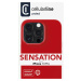 Silikonový kryt Cellularline Sensation pro Apple iPhone 13 Pro, červená