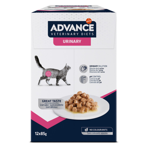 Advance Veterinary Diets kapsičky, 12 x 85 g - 9 + 3 zdarma - Urinary Affinity Advance Veterinary Diets