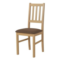 Jídelní židle BOLS 4 dub sonoma/hnědá