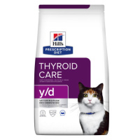 Hill's Prescription Diet y/d Thyroid Care suché krmivo pro kočky 1,5 kg