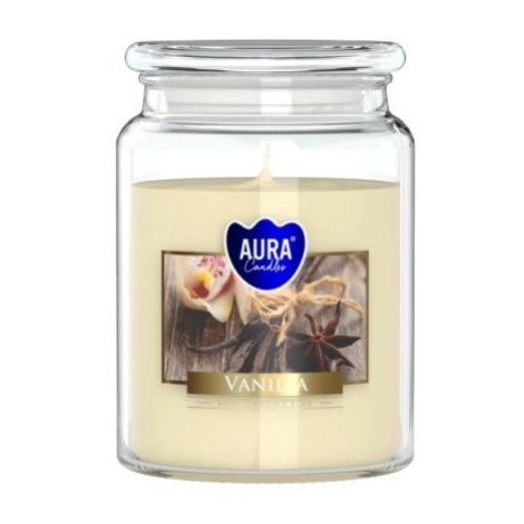 Aura Bispol vonná svíčka Vanilla 500g