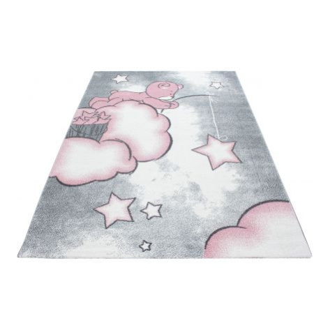 Dětský kusový koberec Kids 580 pink FOR LIVING