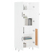 vidaXL Skříň highboard bílá 69,5 x 34 x 180 cm kompozitní dřevo