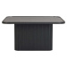 Černý konferenční stolek z dubového dřeva Rowico Sullivan, 80 x 80 cm