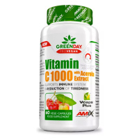 Amix Nutrition ProVEGAN Vitamin C 1000 s extraktem z aceroly - 60 kapslí