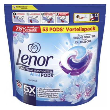 Lenor All in 1 Pods kapsle na praní Dubnová svěžest 53 ks