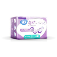 VLOŽKY ABSORPČNÍ ID LIGHT NORMAL 330ML,COTTON FEEL,JEDNOTLIVĚ BALENÉ,12KS