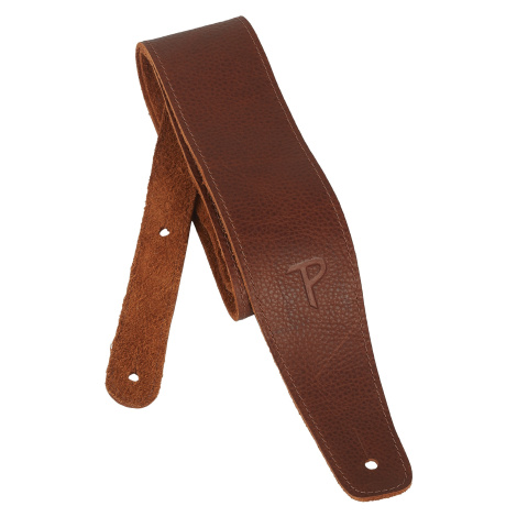 Perri's Leathers 7172 Saddle Leather Guitar Strap Tan