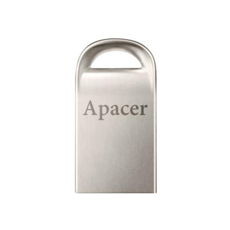 Apacer USB flash disk, USB 2.0, 64GB, AH115, stříbrný, AP64GAH115S-1, USB A, s poutkem