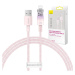 Kabel Fast Charging cable Baseus USB-A to Lightning Explorer Series 1m, 2.4A, pink (693217262899