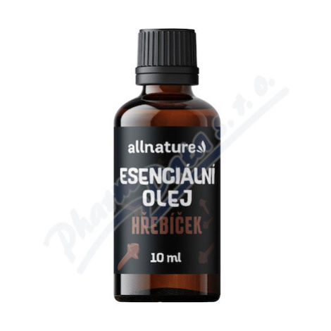 Allnature Esenciální olej Hřebíček 10ml