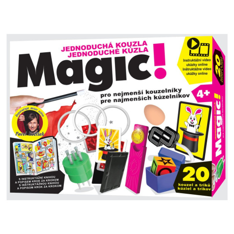 Magic! Jednoduchá kouzla pro nejmenší kouzelníky (20 triků) - 3D Puzzle SPA EPEE Czech