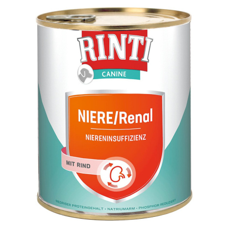 RINTI Canine Niere/Renal hovězí maso 12 × 800 g