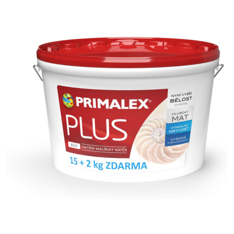 Primalex Vnitřní malířský nátěr Plus bílý 15+2 kg