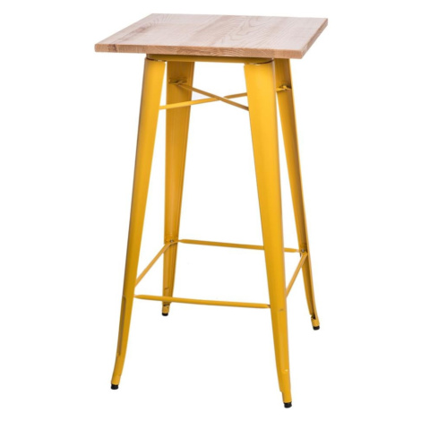 Barový stůl Paris Wood jasan žlutá ArtD