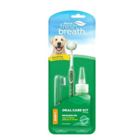 Tropiclean Fresh Breath sada na čištění zubů pro velké psy